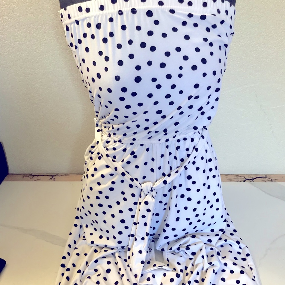 Polka-Dot Pant Romper/Jumpsuit